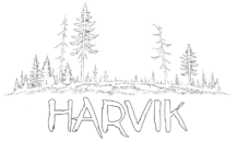 logo harvik white png